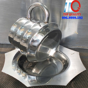 Ly Cà Phê 2 Lớp Cách Nhiệt 110ml Có Đĩa Lót Inox 304