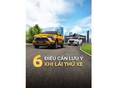 6 LƯU Ý KHÔNG THỂ BỎ QUA KHI LÁI THỬ XE
