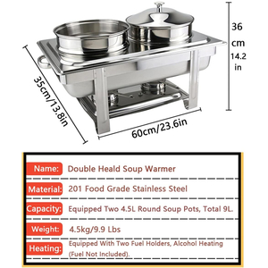 Nồi hâm cháo súp buffet