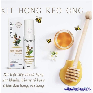 XỊT KEO ONG VITATREE 30ml - ÚC🐝 🇦🇺