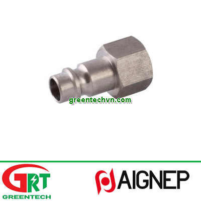 63262 | Aignep | Threaded plug / female / stainless steel / for hoses | Aignep Vietnam