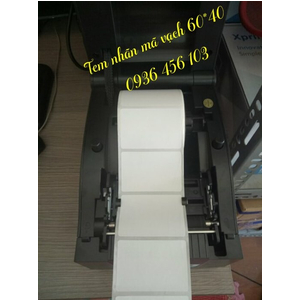 Giấy in tem mã vạch 1 tem 60*40mm