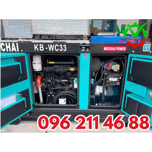 WEICHAI 33kVA – NHỎ GỌN, MẠNH MẼ, GIẢI PHÁP ĐIỆN ỔN ĐỊNH CHO MỌI NHU CẦU