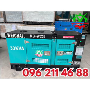 WEICHAI 33kVA – NHỎ GỌN, MẠNH MẼ, GIẢI PHÁP ĐIỆN ỔN ĐỊNH CHO MỌI NHU CẦU