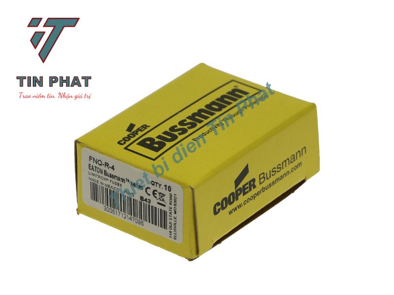 CẦU CHÌ EATON BUSSMANN FNQ-R-4 600VAC 4A