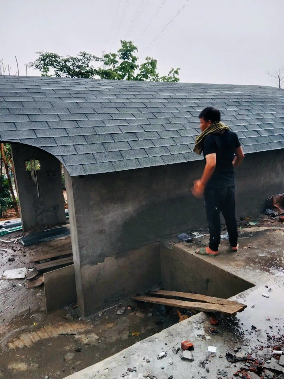 Ngói lợp bitum phủ đá dạng đồng phẳng HP002-BITUM-BÌNH DƯƠNG