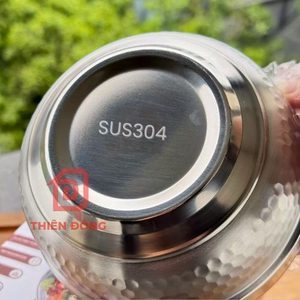 Chén Inox 304 Có Nắp Đậy Cao Cấp, An Toàn, Giữ Nhiệt Tốt, Giá Tốt