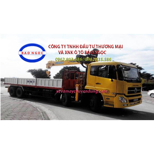 XE TẢI DONGFENG HOANG HUY 4 CHÂN GẮN CẨU 12 TẤN SOOSAN SCS1015LS