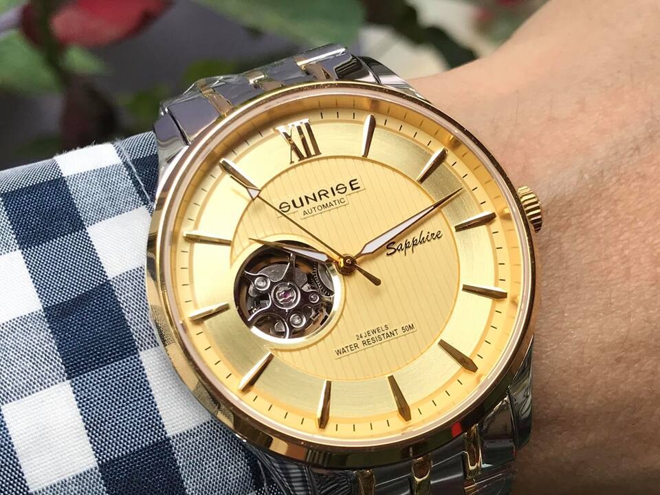 Đồng hồ Sunrise Cơ 7002SA Đồng hồ Sunrise Cơ 7002SA