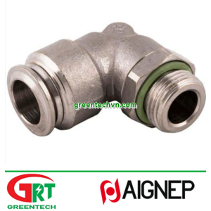60600 | Aignep | Push-in fitting / straight / for compressed air / stainless steel | Aignep Vietnam
