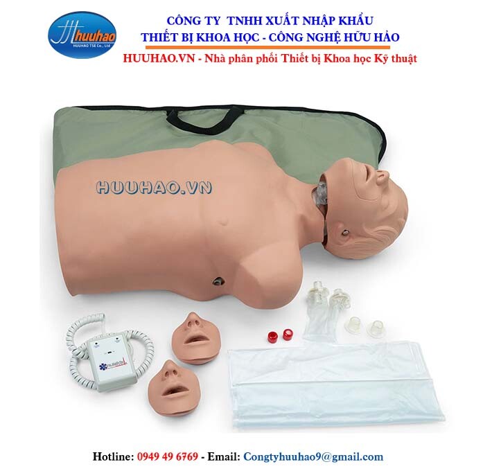 Mô hình sơ cấp cứu bán thân có đèn - Công ty Hữu Hảo