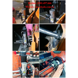 Máy hàn doa lỗ di động HDT50, máy phóng lỗ