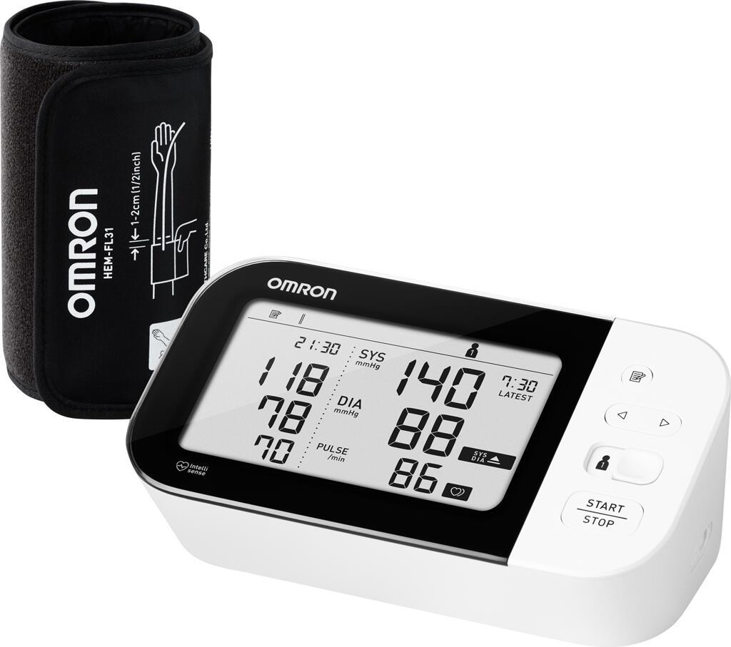 Máy đo huyết áp bắp tay Omron HEM 7361T - Có cảnh báo đột quỵ