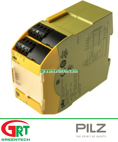 750126 PNOZ s6.1 24VDC 3 n/o 1 n/c Two-hand monitoring Type