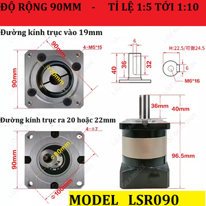 Hộp Số Hành Tinh Servo 750w Tỉ Lệ 1:5 Mới - Hộp Số Giảm Tốc Servo 750w Tỉ Lệ 1/5