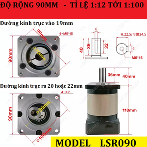 Hộp Số Hành Tinh Servo 750w Tỉ Lệ 1:20 Mới - Hộp Số Giảm Tốc Servo 750w Tỉ Lệ 1/20