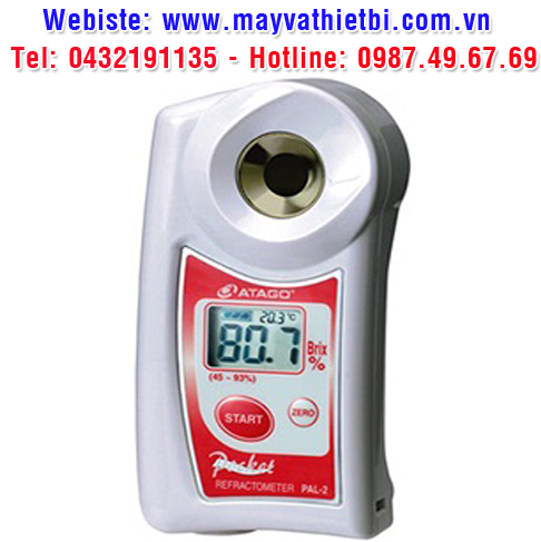 Khúc xạ kế đo các mẫu nồng độ cao như mứt, thạch, mật ong và nước trái cây - Model PAL-2