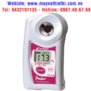 Khúc xạ kế Atago đo nồng độ kali cacbonat - Model PAL-62S