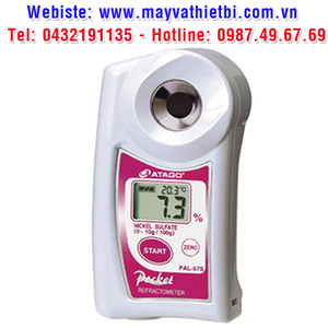 Khúc xạ kế Atago đo nồng độ nikel sulfat - Model PAL-57S