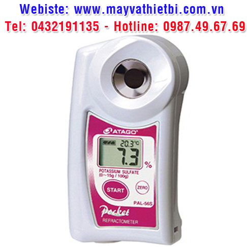 Khúc xạ kế Atago đo nồng độ kali sulfat - Model PAL-56S