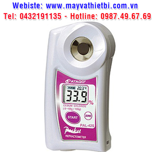 Khúc xạ kế Atago đo nồng độ xêzi clorua - Model PAL-42S