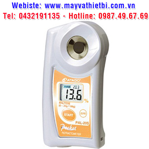 Khúc xạ kế Atago đo nồng độ maltose - Model PAL-20S