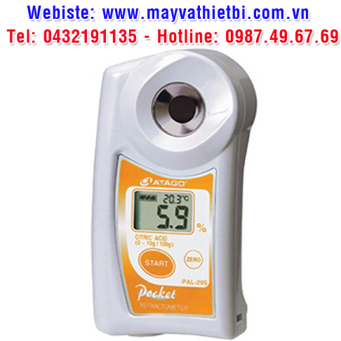 Khúc xạ kế Atago đo nồng độ acid citric - Model PAL-29S