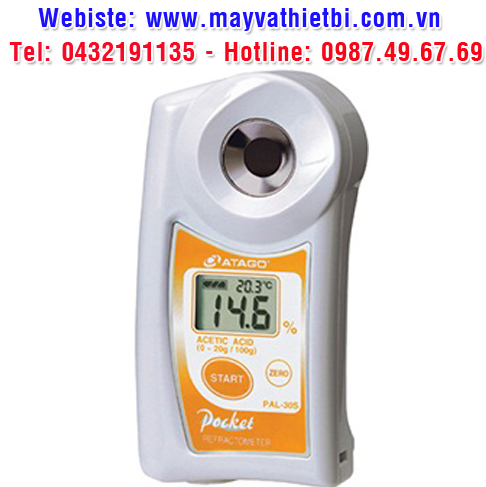 Khúc xạ kế Atago đo nồng độ acid acetic - Model PAL-30S