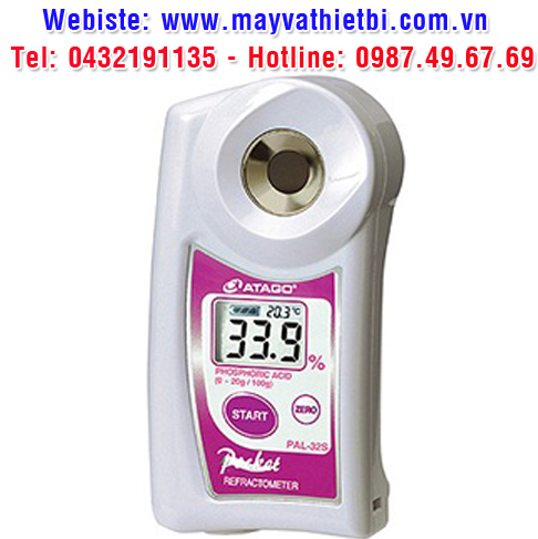 Khúc xạ kế Atago đo nồng độ acid phosphoric - Model PAL-32S
