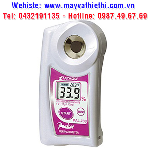 Khúc xạ kế Atago đo nồng độ kali photphat - Model PAL-70S