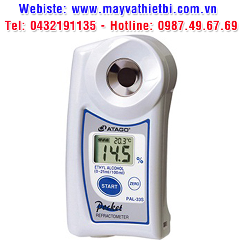 Khúc xạ kế Atago đo nồng độ rượu ethyl - Model PAL-33S