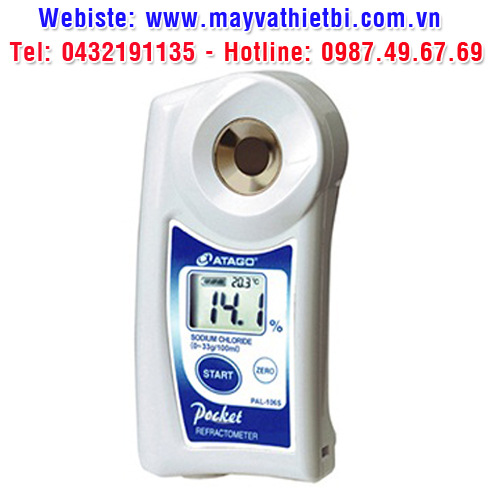 Khúc xạ kế Atago đo nồng độ natri clorua - Model PAL-106S