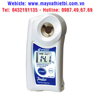 Khúc xạ kế Atago đo nồng độ natri clorua - Model PAL-106S