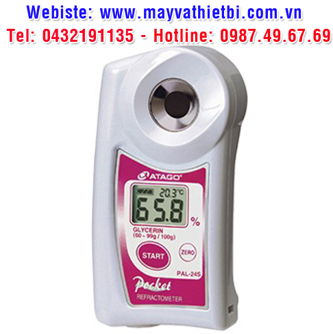 Khúc xạ kế Atago đo nồng độ glycerin (Nồng Độ Cao) - Model PAL-24S