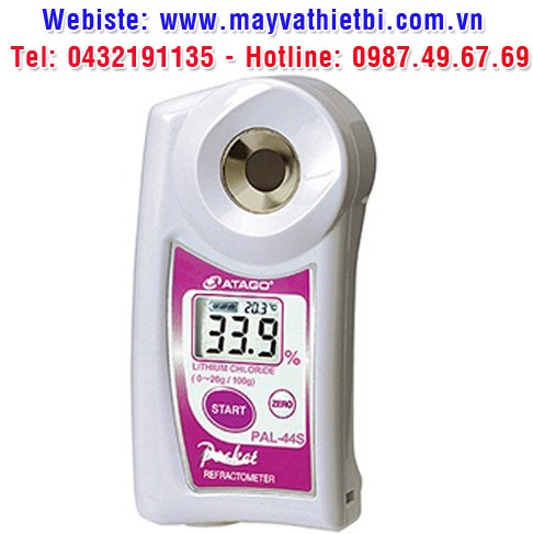 Khúc xạ kế Atago đo nồng độ liti clorua - Model PAL-44S