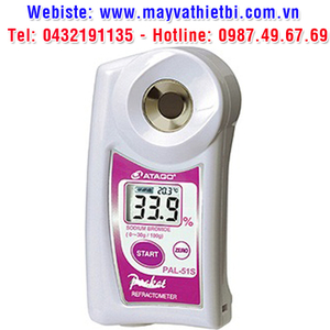 Khúc xạ kế Atago đo nồng độ Natri Bromua - Model PAL-51S
