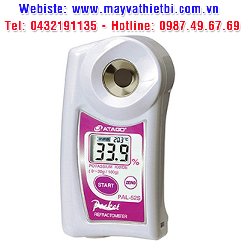 Khúc xạ kế Atago đo nồng độ Kali Iotua - Model PAL-52S