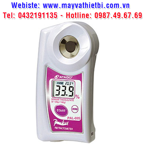 Khúc xạ kế Atago đo nồng độ Natri Thiosunfat - Model PAL-69S