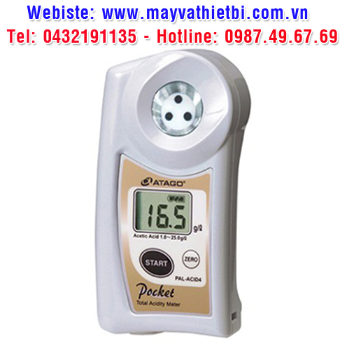 Khúc xạ kế Atago đo nồng độ Acid Acetic - Model PAL-ACID4