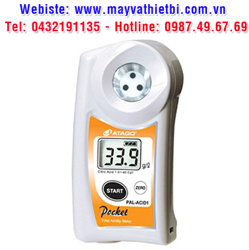 Khúc xạ kế Atago đo nồng độ Acid Citric - Model PAL-ACID1