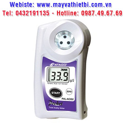 Khúc xạ kế Atago đo nồng độ Acid Tartaric - Model PAL-ACID2