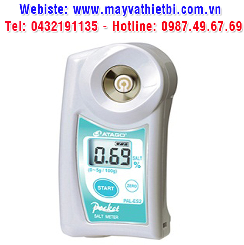Khúc xạ kế Atago đo nồng độ nước mặn bằng phương pháp dẫn suất - Model PAL-ES2