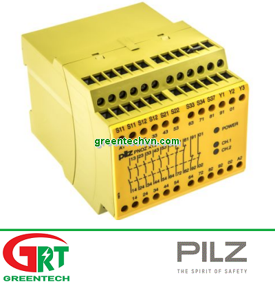 774706 PNOZ X10 230-240VAC 6n/o 4n/c 3LED Screw terminal 90.0 mm 351,60