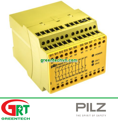 774764 PNOZ 8 110VAC 3n/o 1n/c 2so Screw terminal 90.0 mm 386,80