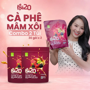 Combo 2 Túi - Cà Phê Mâm Xôi Túi Zip CHÍNH HÃNG 100%