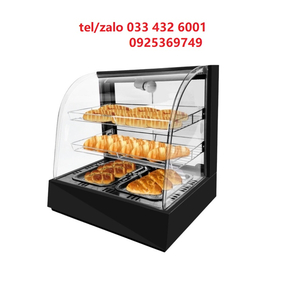 Tủ trưng bày và giữ nóng gà rán bánh mì khoai tây chiên