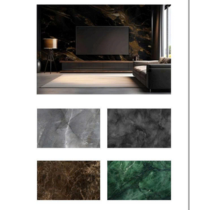 Tranh vân đá đơn tráng gương in trên PVC