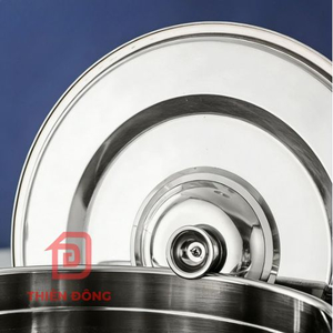 Xô Inox 304 Kích Thước 30x30cm (21 Lít) Cao Cấp, Có Nắp Đậy