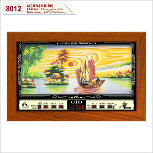 Đồng Hồ Treo Tường Lịch Vạn Niên TT8012-2