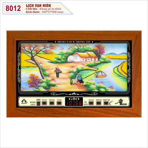 Đồng Hồ Treo Tường Lịch Vạn Niên TT8012-5